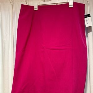 Pink pencil skirt